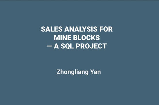 SQL project porfolio